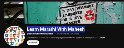Top 5 YouTube Channels to Master Marathi